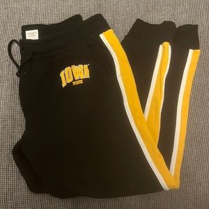 IOWA pink jogger sweatpants